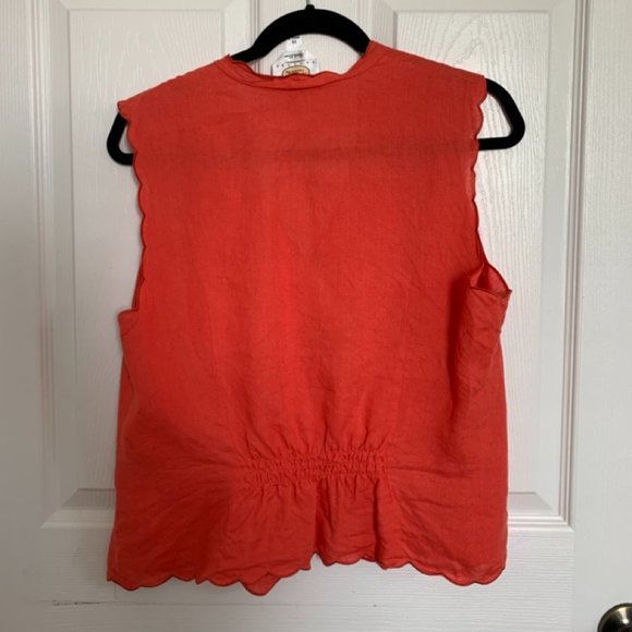 Vintage Talbots Linen Sleeveless Top - Picture 4 of 4